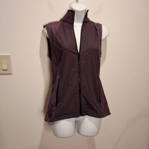 Kerrits Size M Purple Softshell Zip Up Horse Riding Vest